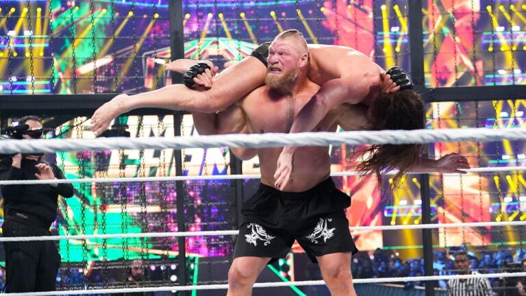 Matt Riddle Claims Brock Lesnar Cut 2022 WWE Elimination Chamber Match Short By 15 Minutes: “Paul Heyman Pretended Like It Didn’t Happen”