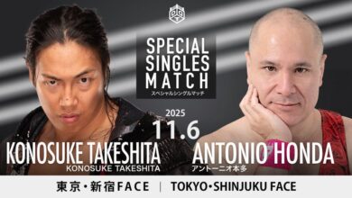 Konosuke Takeshita Announced For Three DDT Pro-Wrestling Events