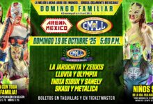 CMLL Domingo Familiar Results (10/19/2025): Women's Tag Tourney Headlines, Neón vs. Ángel de Oro, More
