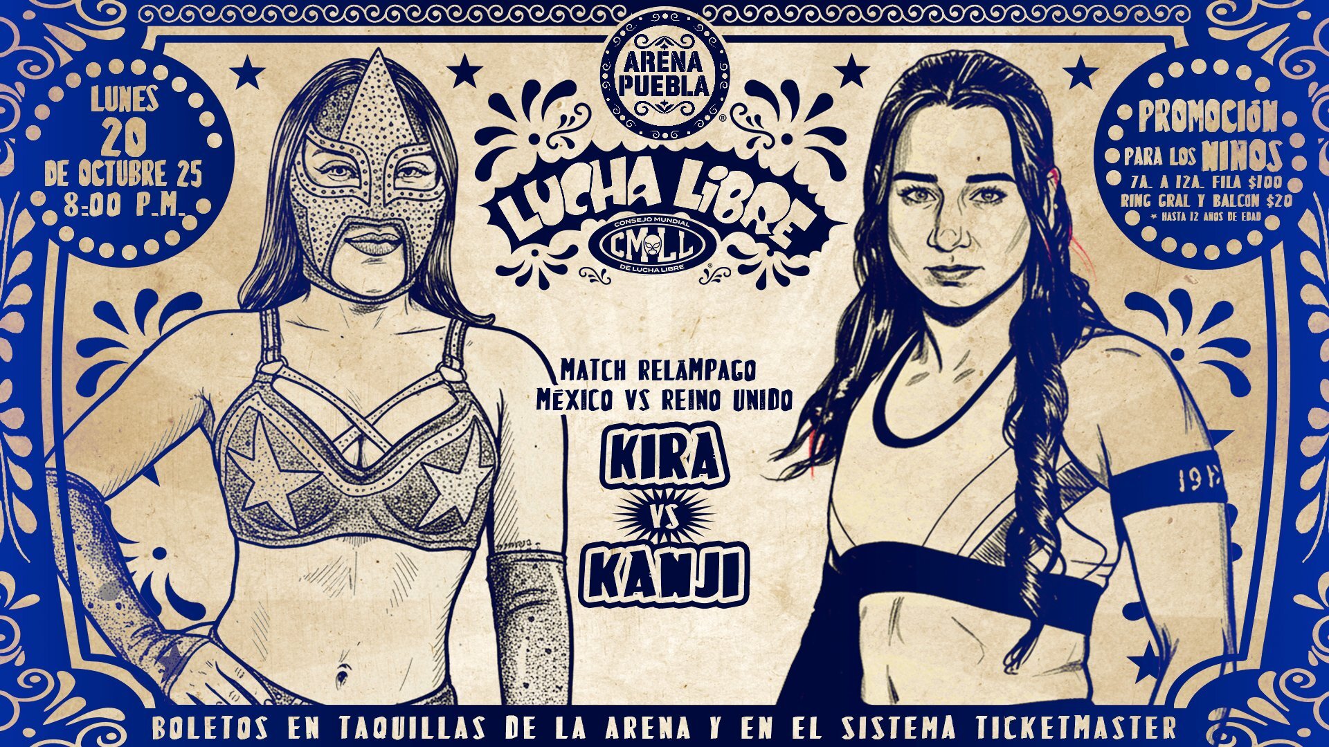 CMLL Lunes Clásico Results (10/20/2025): Kira vs. Kanji, Neón, Hechicero, More