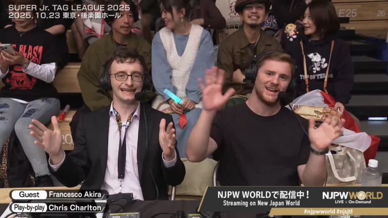 Francesco Akira Returns To NJPW, Joins English Commentary Team For Opening Day Of Super Junior Tag League