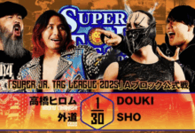 njpw super junior tag league night three