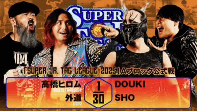 njpw super junior tag league night three