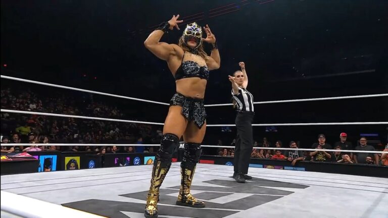 Olympia Makes AEW Debut On AEW Collision, Issues Challenge To Mercedes Mone