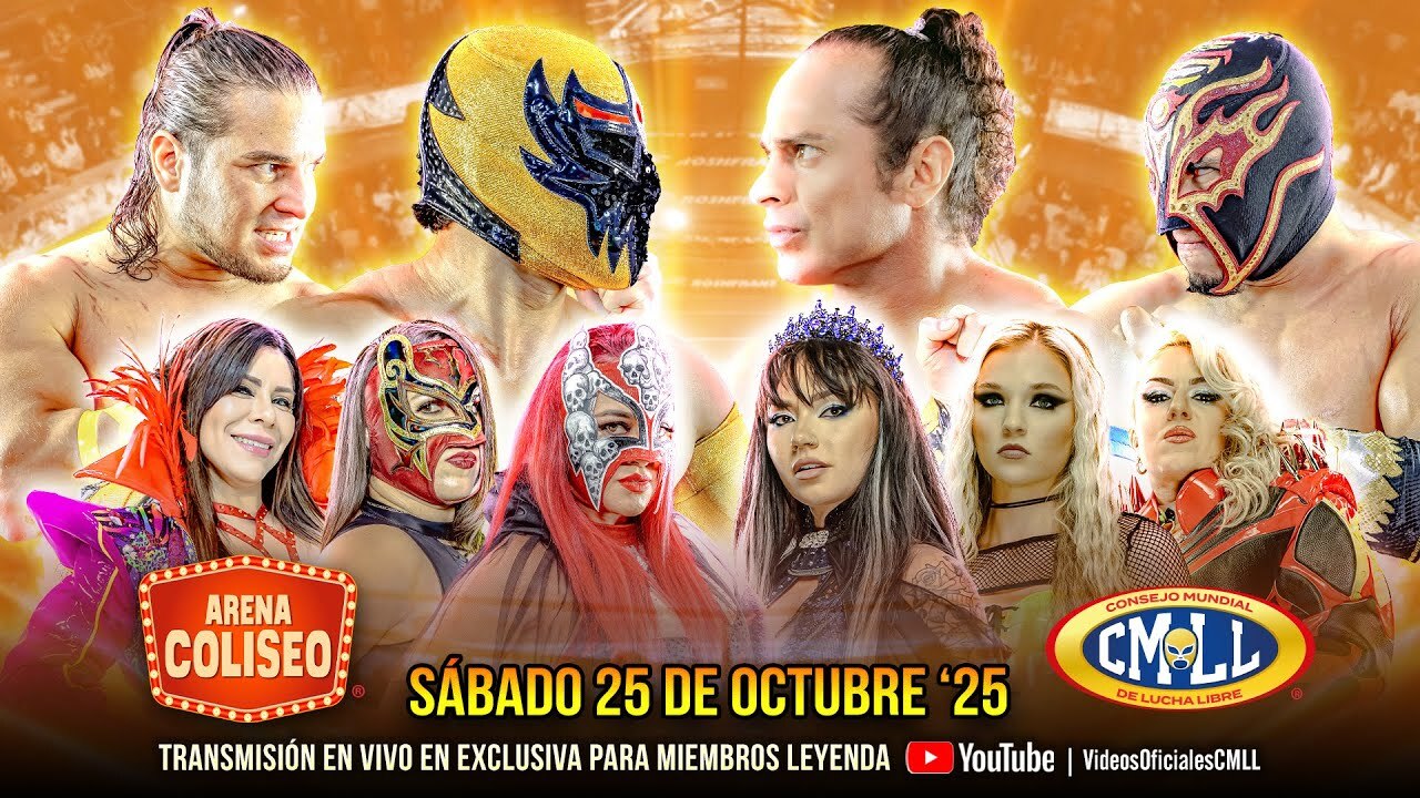 CMLL Sábado de Coliseo Results (10/25/2025): Triangle of Madness, Volador Jr., More
