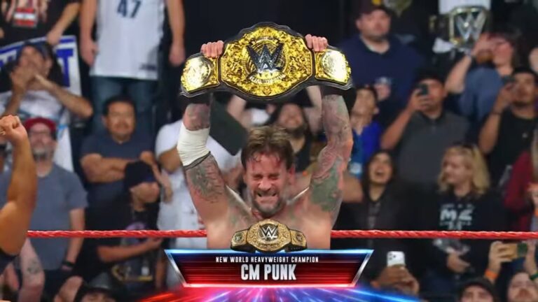 CM Punk Becomes New WWE World Heavyweight Champion At Saturday Night’s Main Event