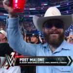 Post Malone, Tony Hinchcliffe, Pauly Shore & Gabriel Luna In Attendance At WWE Saturday Night’s Main Event