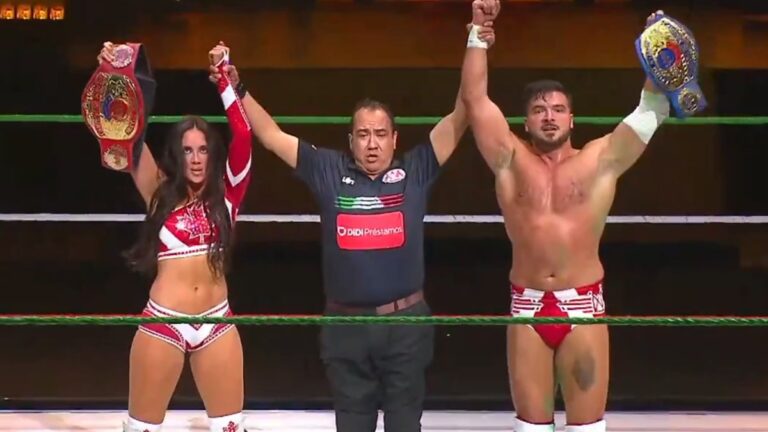 Chelsea Green And Ethan Page Win AAA Mixed Tag Team Titles