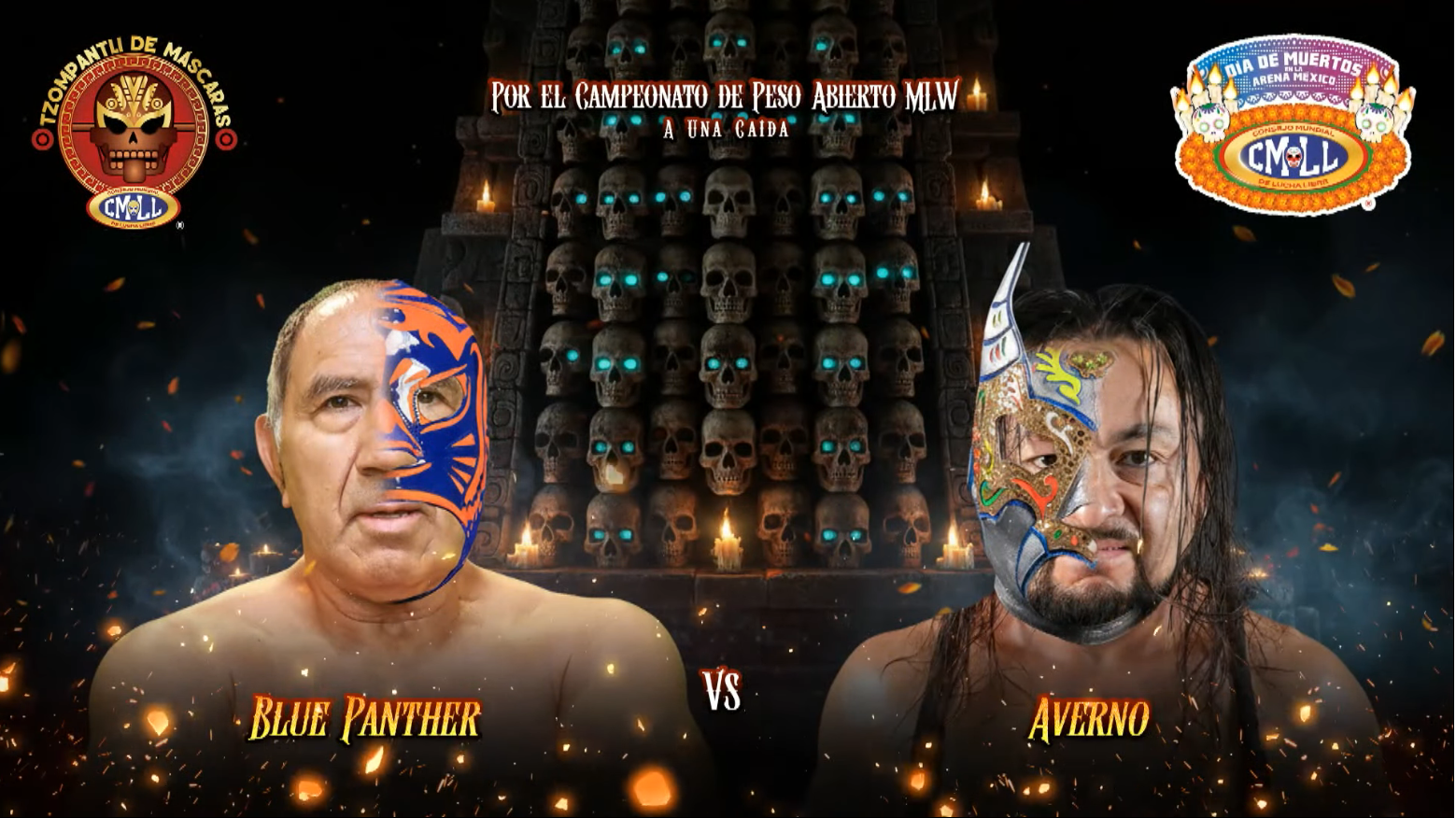CMLL Tzompantli de Mascaras Results (11/2/2025): Blue Panther vs. Averno, Hermanos Chávez vs. Guerreros del Infierno, More