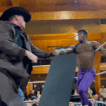 JBL Clotheslines Patrick Clark (Velveteen Dream) At MCW Autumn Armageddon