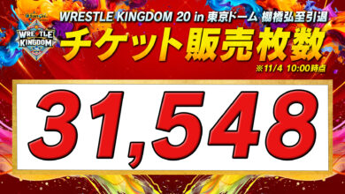 njpw wrestle kingdom 20 attendance