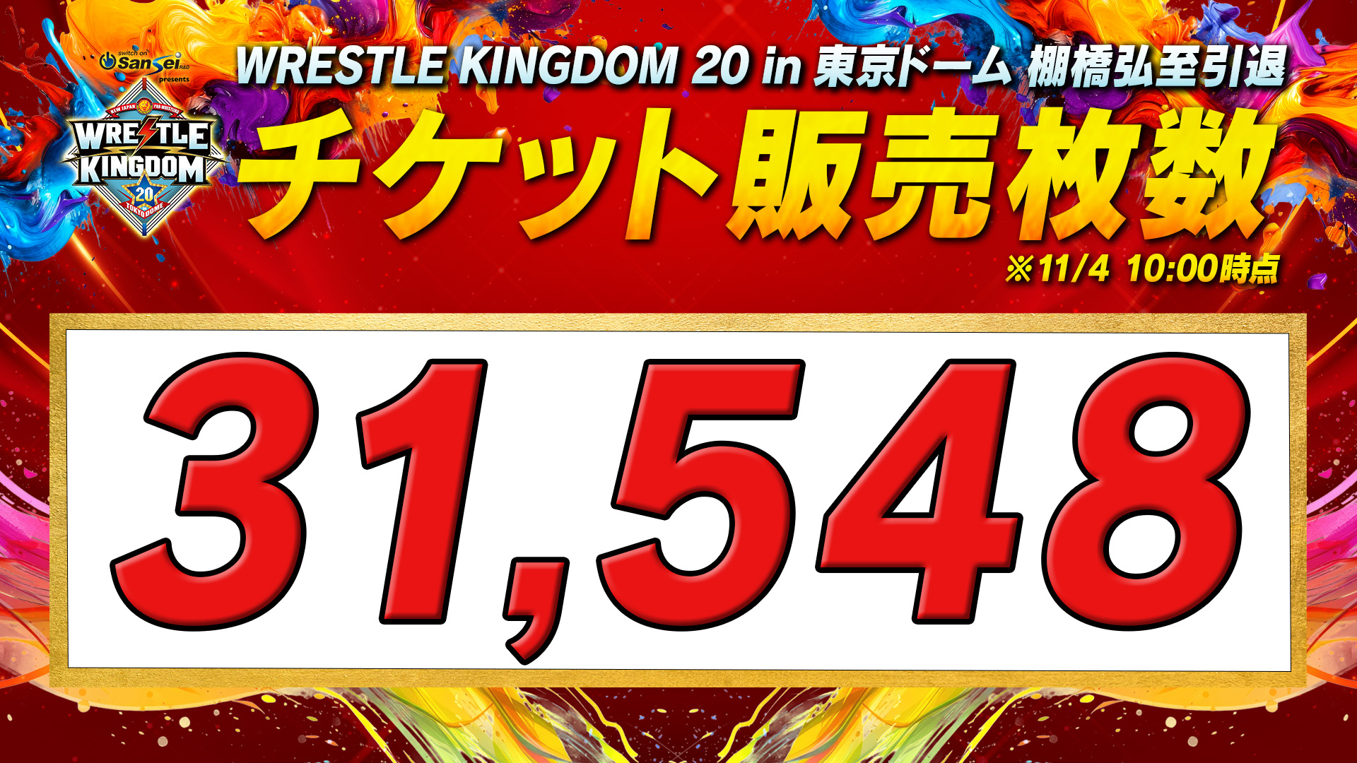 njpw wrestle kingdom 20 attendance