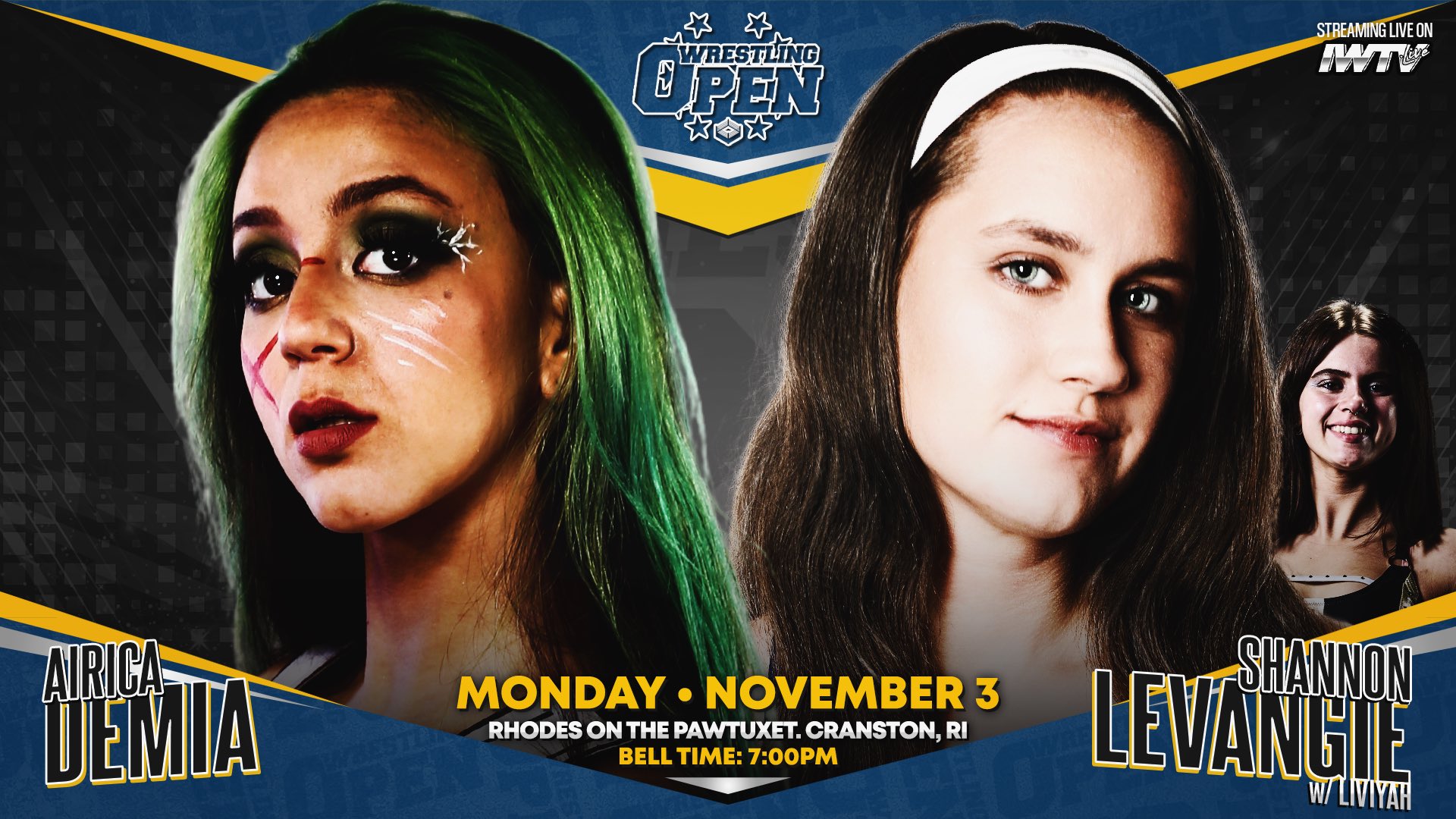 Wrestling Open RI Results (11/3): Channing Thomas, Airica Demia, Miracle Generation Compete