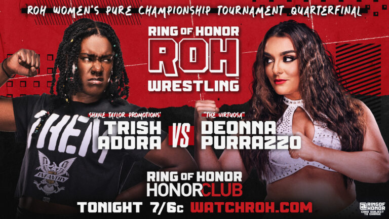 Trish Adora vs. Deonna Purrazzo In ROH Women’s Pure Title Tourney Added To 11/6 ROH On HonorClub Lineup