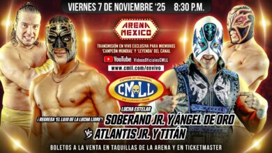 CMLL Viernes Espectacular Results (11/7/2025): Soberano Jr. & Angel de Oro vs. Atlantis Jr. & Titan, More