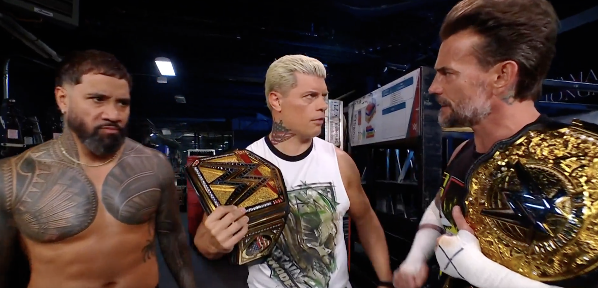 cm punk, cody rhodes, jey uso
