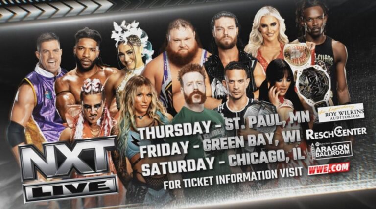 Sheamus, Lyra Valkyria, Otis, JD McDonagh & Grayson Waller Joins Lineup For WWE NXT House Show Tour