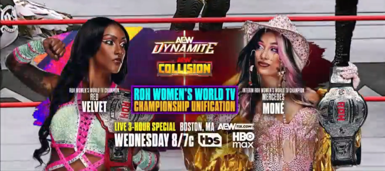 ROH Women’s TV Title Unification Bout, Two Women’s Tag Team Title Tournament Matches Added To 11/19 AEW Dynamite
