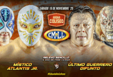 CMLL Sábado De Coliseo Results (11/15/2025): Místico & Atlantis Jr. vs. Último Guerrero & Difunto, More