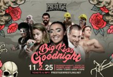 prestige wrestling big kiss goodnight