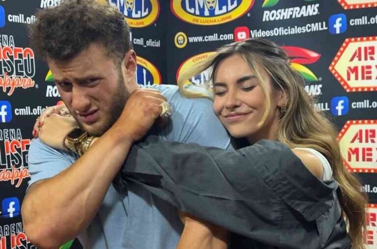 MJF And Alicia Atout Now Have One Dog, Still Have One Cat