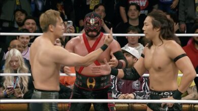 kazuchika okada konosuke takeshita aew full gear