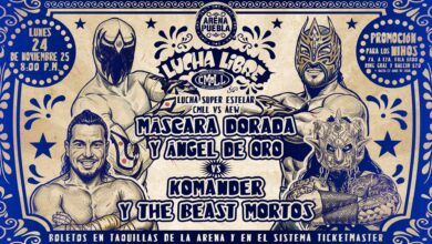 CMLL Lunes Clásico Results (11/24/2025): Máscara Dorada & Ángel de Oro vs. Komander & The Beast Mortos, JetSpeed, Herederos, More