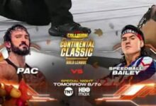 aew collision pac mike Bailey