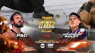 aew collision pac mike Bailey