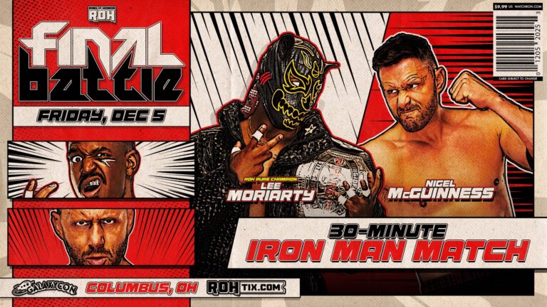 Nigel McGuinness vs. Lee Moriarty In 30-Minute Iron Man Match Made Official For ROH Final Battle