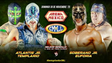 CMLL Domingo Familiar Results (11/30/2025): Soberano Jr. & Euforia Team-Up, Panthers vs. Valientes, More