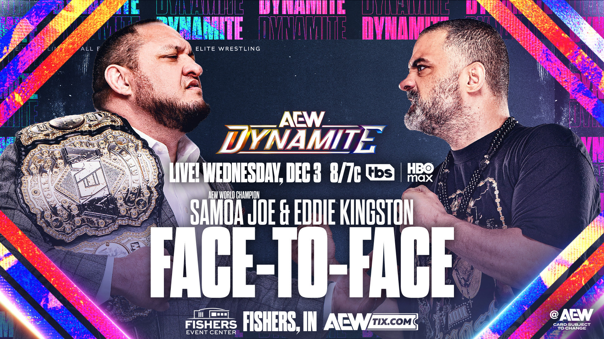 samoa joe eddie kingston aew dynamite 12/3