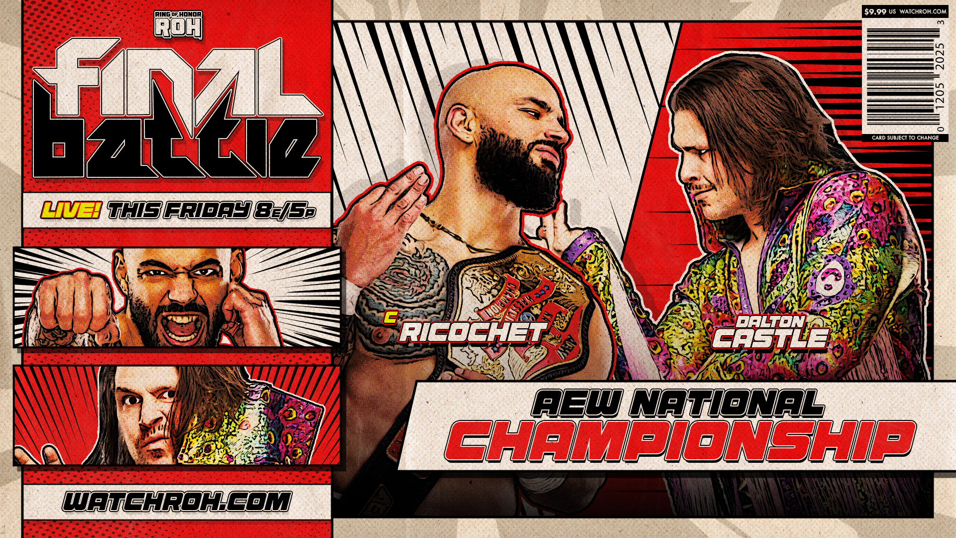 ricochet dalton castle roh final battle