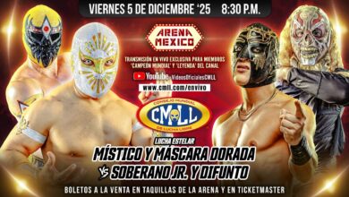 CMLL Viernes Espectacular Results (12/5/2025): Sky Team vs. Soberano Jr. & Difunto, Capitán Suicida vs. Yutani, More
