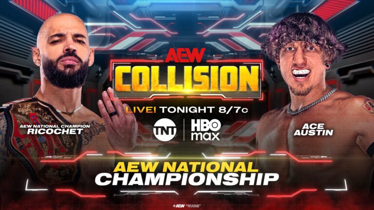 Ricochet Defending AEW National Championship Against Ace Austin On 12/6 AEW Collision