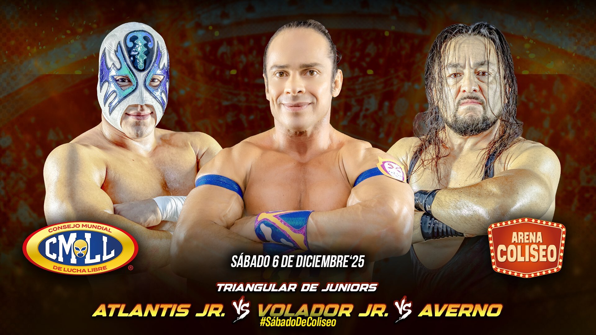 CMLL Lazos de Sangre Results (12/6/2025): Atlantis Jr. vs. Volador Jr. vs. Averno, Hermanos Chavez, Magnus, Dark Panther, More