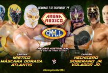 CMLL Domingo Familiar Results (12/7/2025): Atlantis & Sky Team in Trios Action, Infernales, Zeuxis, More