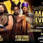 Je’Von Evans & Leon Slater vs. AJ Styles & Dragon Lee At Saturday Night’s Main Event Being Advertised As WWE World Tag Title Match