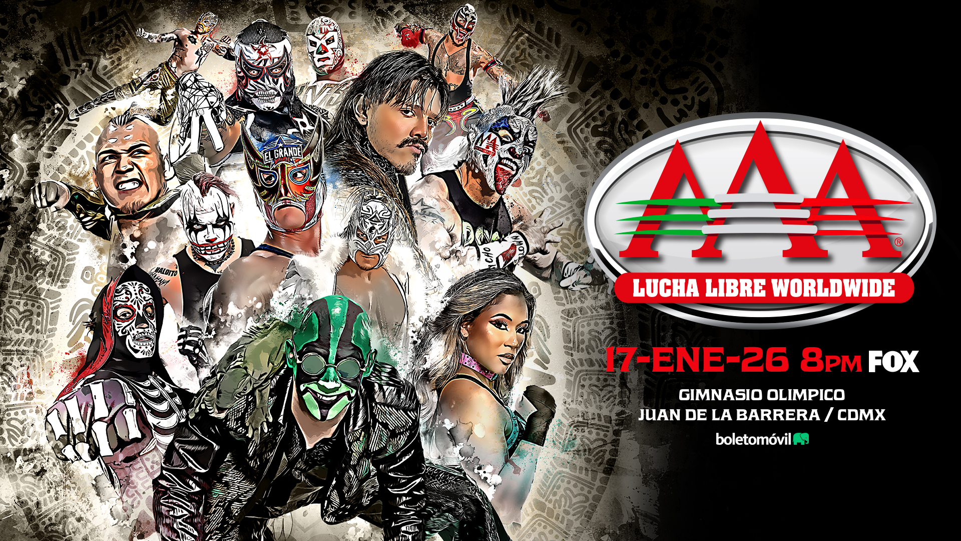 AAA on FOX Mexico Results (2/28): Dragon Lee, Ethan Page, Omos Compete