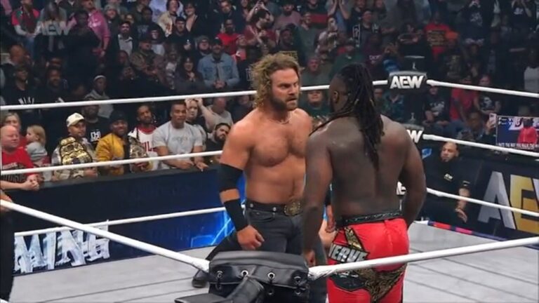 Swerve Strickland & Hangman Adam Page Score Win Over Katsuyori Shibata & Powerhouse Hobbs At AEW Dynamite: Winter Is Coming