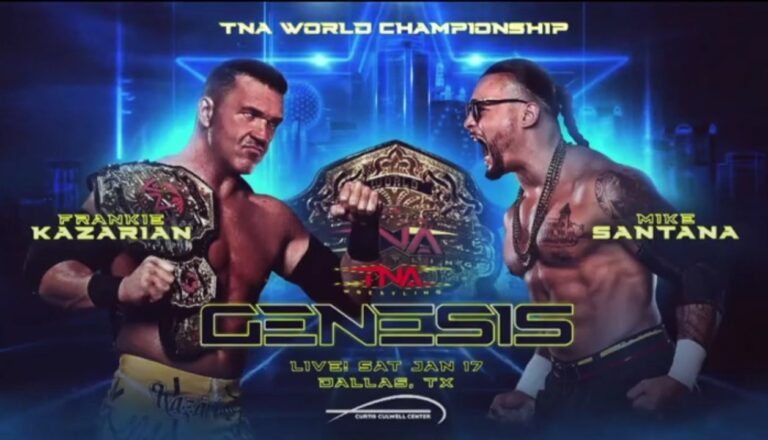Mike Santana Challenging Frankie Kazarian For TNA World Championship At TNA Genesis 2026
