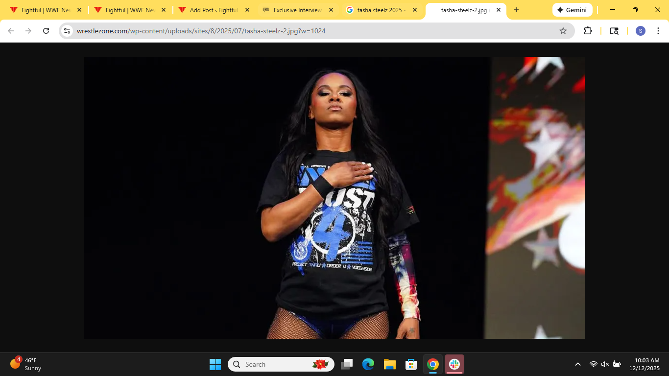 Tasha Steelz Out With Knee Injury