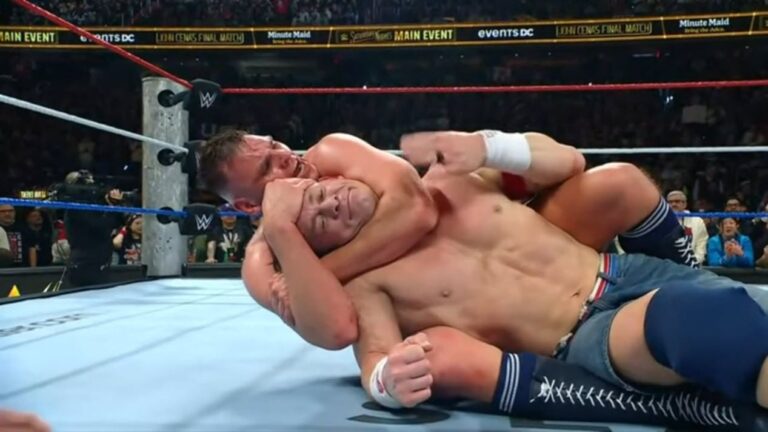 John Cena Taps Out In His Last Match