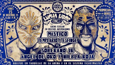 CMLL Lunes Clásico Results (12/15/2025): Místico, Templario & Esfinge vs. Soberano Jr. & Hermanos Chávez, More