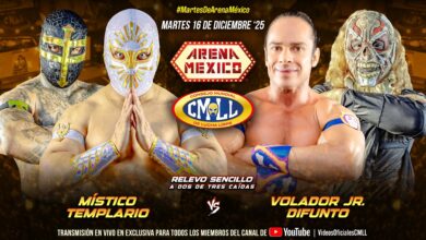 CMLL Martes de Arena Mexico Results (12/16/2025)