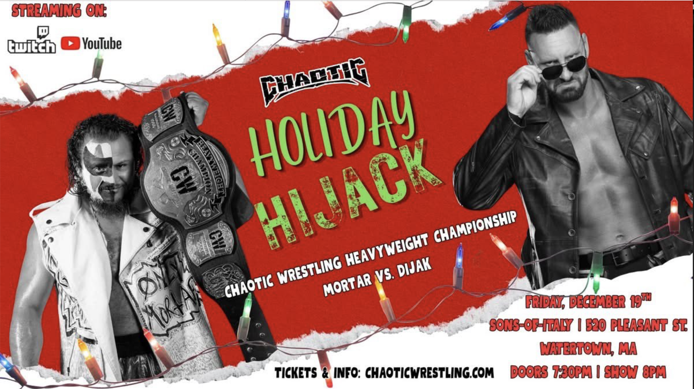 Chaotic Wrestling Holiday Hijak Results (12/19): Mortar vs. Donovan Dijak