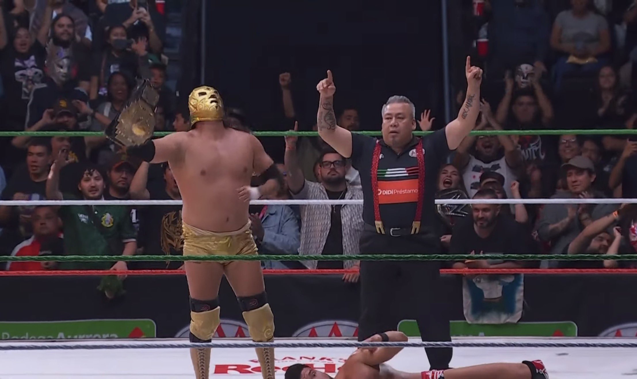 El Hijo de Dr. Wagner Jr. Retains AAA Latin American Championship Against Ethan Page At Guerra de Titanes