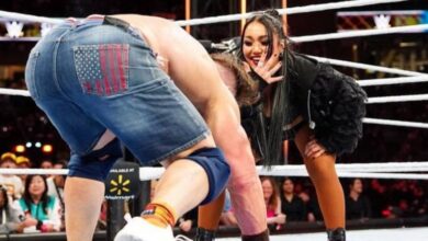 Roxanne Perez and John Cena at Survivor Series 2025