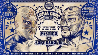 CMLL Lunes Clásico Results (12/22/2025): Místico vs. Soberano Jr., Máscara Dorada, Atlantis Jr., More