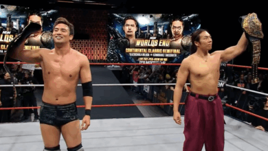 kazuchika okada konosuke takeshita aew continental classic